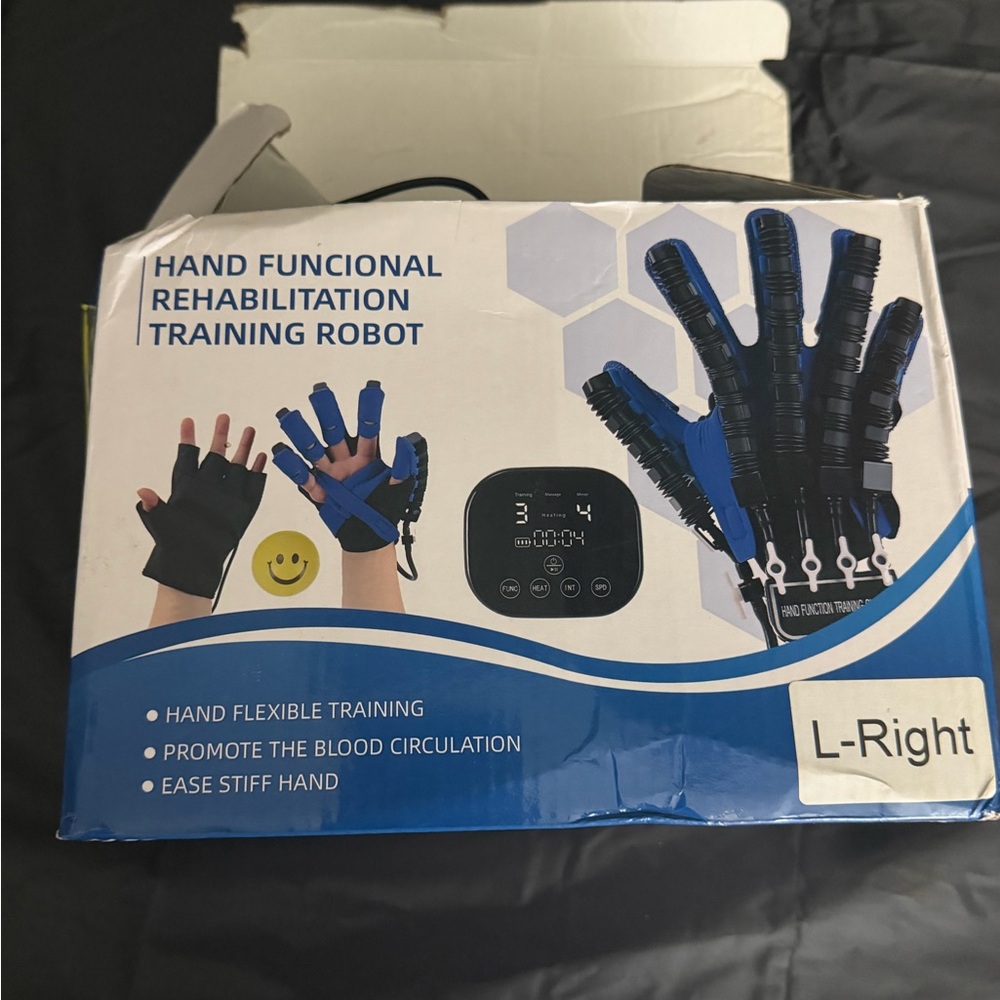 Hand Rehabilitation Training Robot - Black and Blue